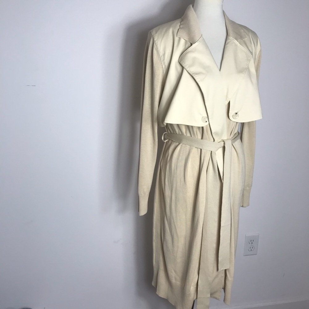 Calvin Klein Sweater Wrap Long coat